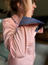 Marilyn Cotton Satin Trim Shirt